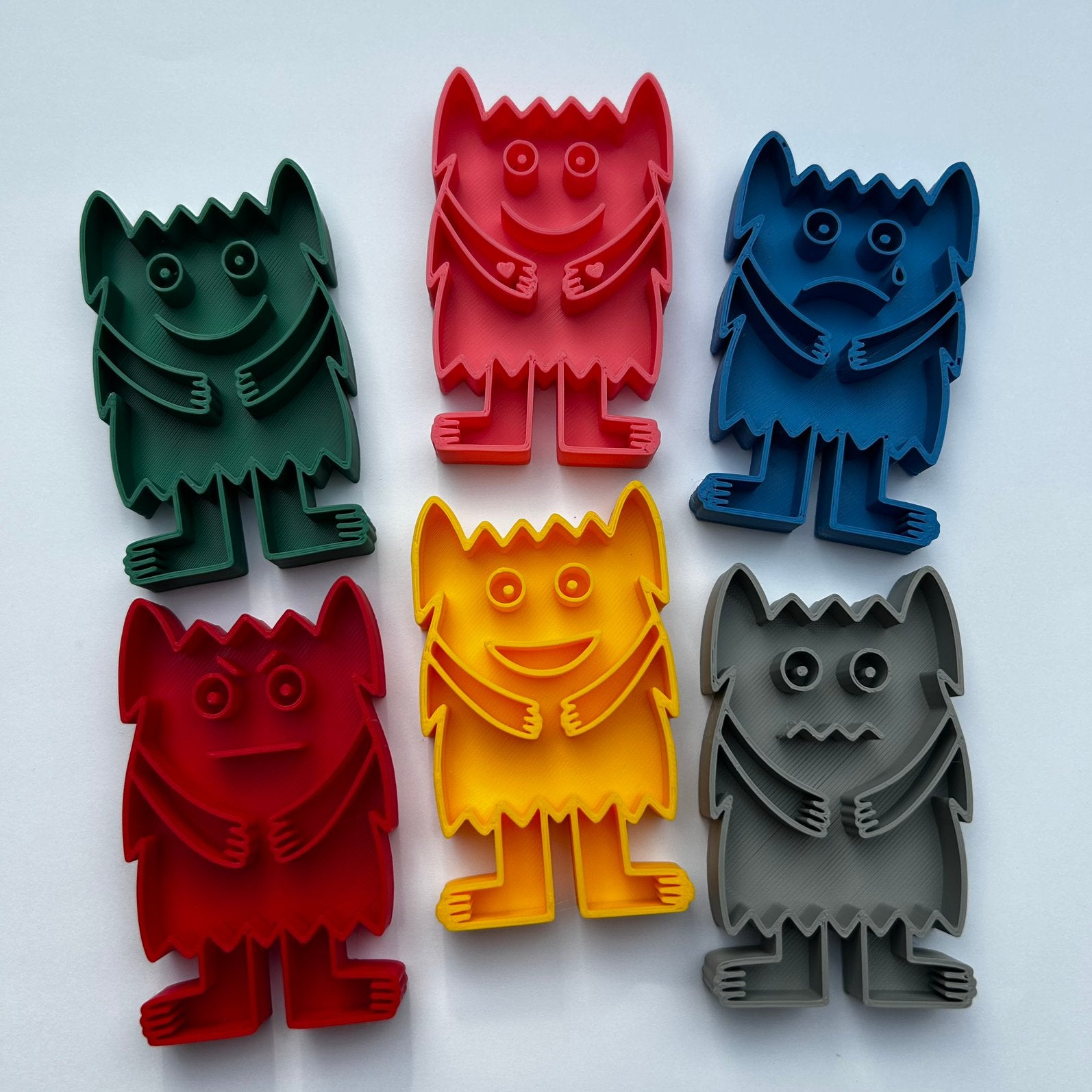 Kleurenmonster vulvormen, Verzenden, Nieuw