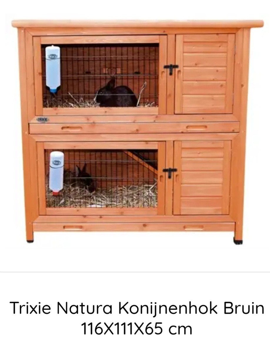 konijnenhok Trixie groot, Dieren en Toebehoren, Knaagdieren en Konijnen | Hokken en Kooien, Ophalen, 110 cm of meer, Zo goed als nieuw