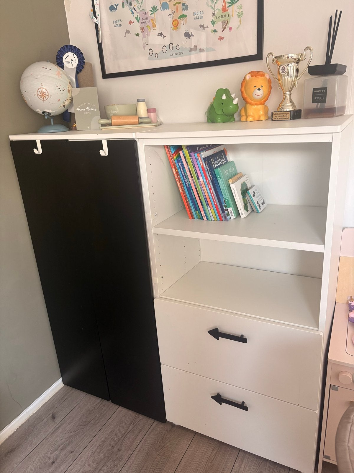 IKEA Jongenskledingkast met lades en hanggedeelte, Ophalen, Gebruikt, 100 tot 150 cm, 100 tot 150 cm