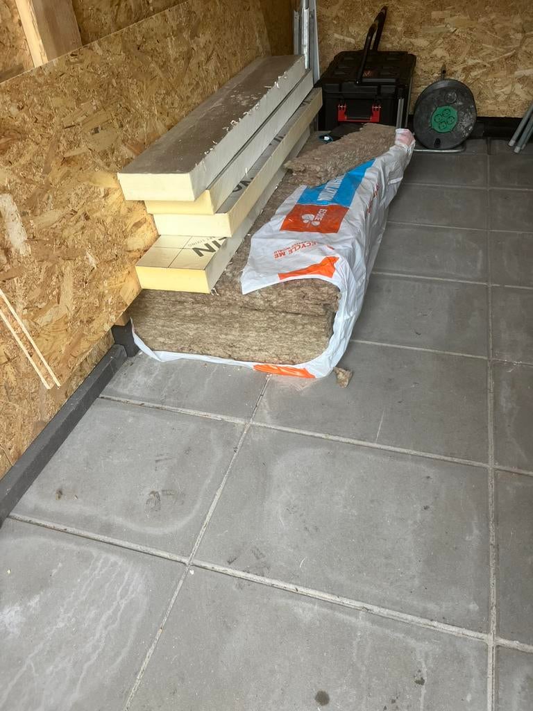 Sternwol isolatie 60x120x7cm  3st, Doe-het-zelf en Verbouw, Isolatie en Afdichting, Ophalen of Verzenden, Zo goed als nieuw, Steenwol