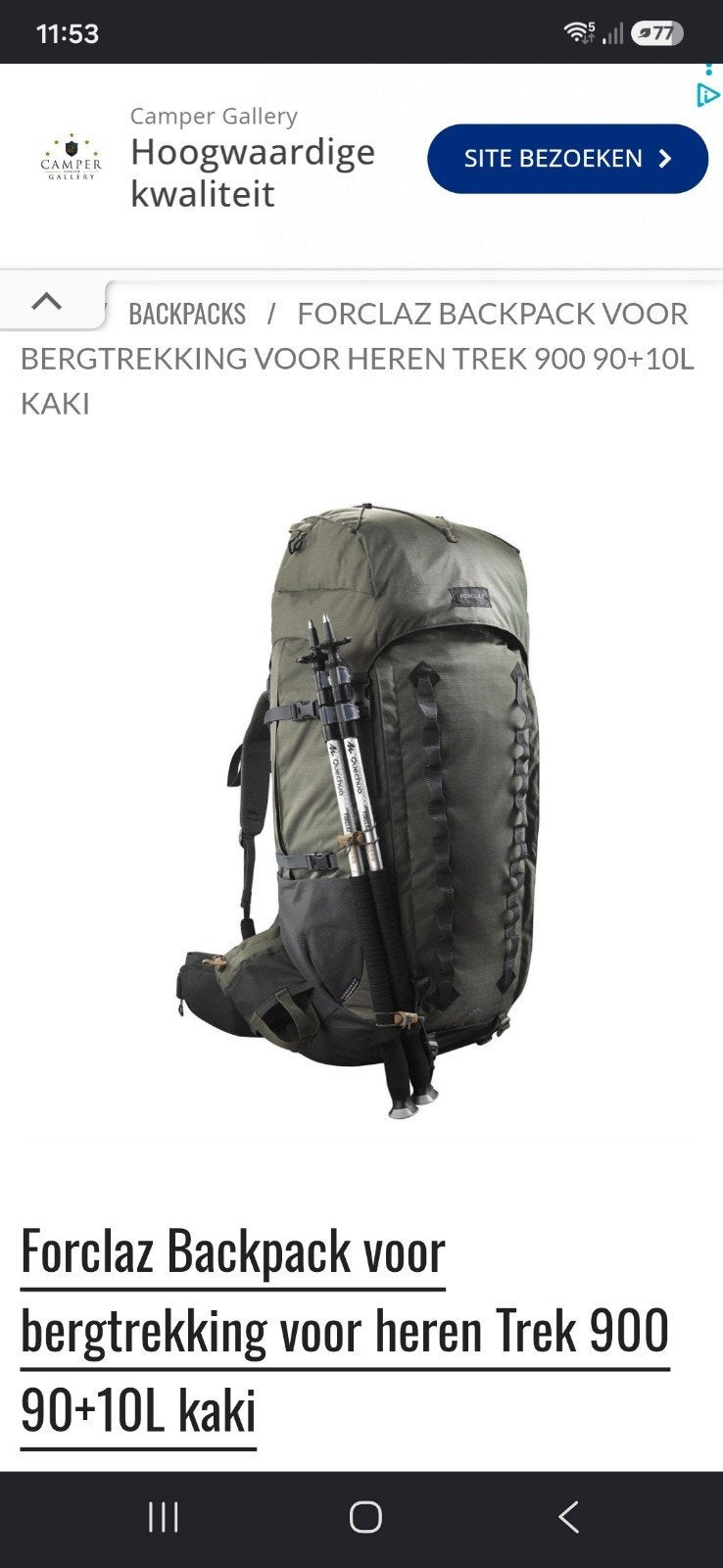 backpack, Ophalen, Nieuw, Rugzak