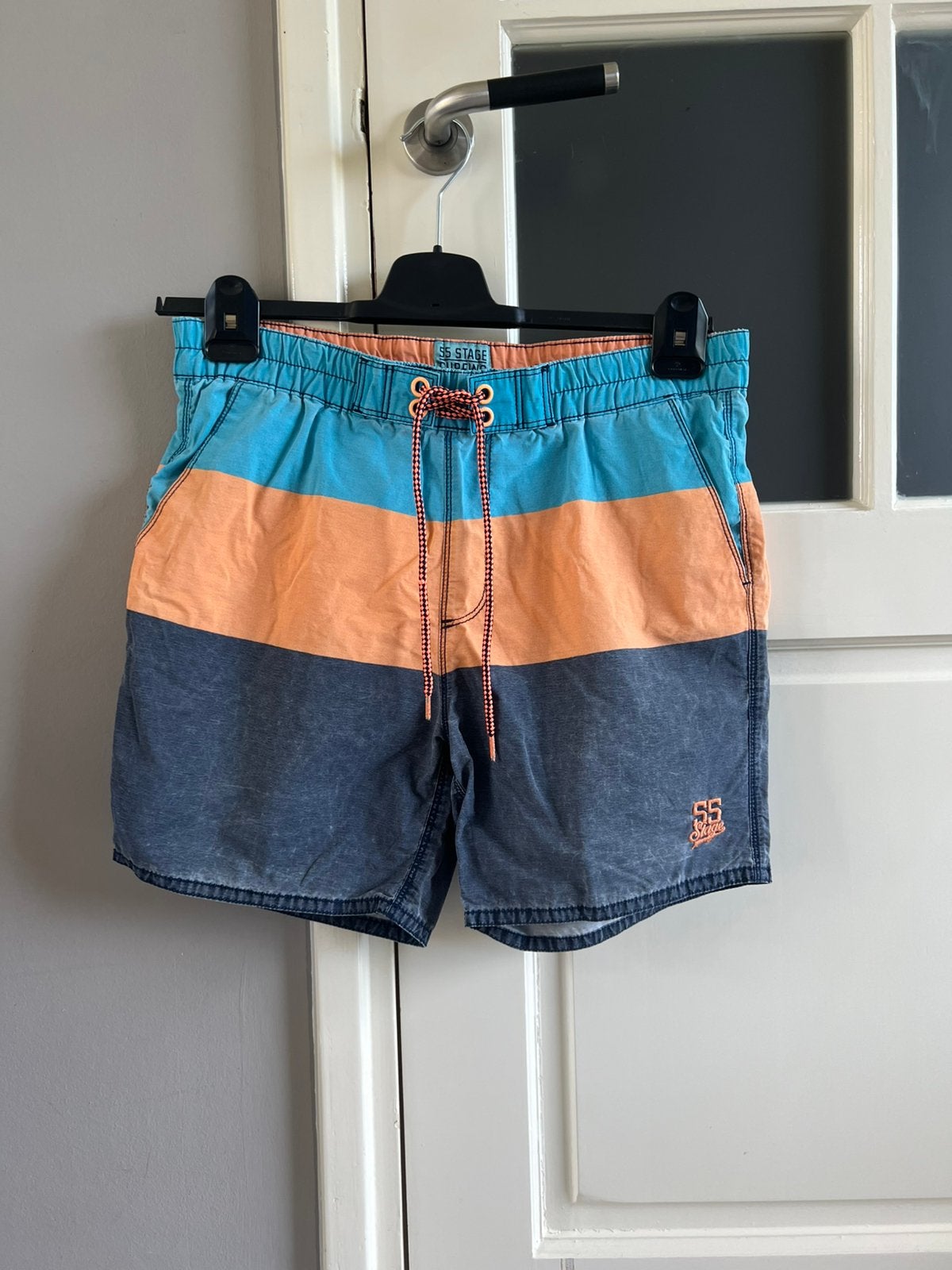 Zwembroek 55 Stage maat S, Kleding | Heren, Verzenden, Maat 46 (S) of kleiner, Blauw, Zwemshort