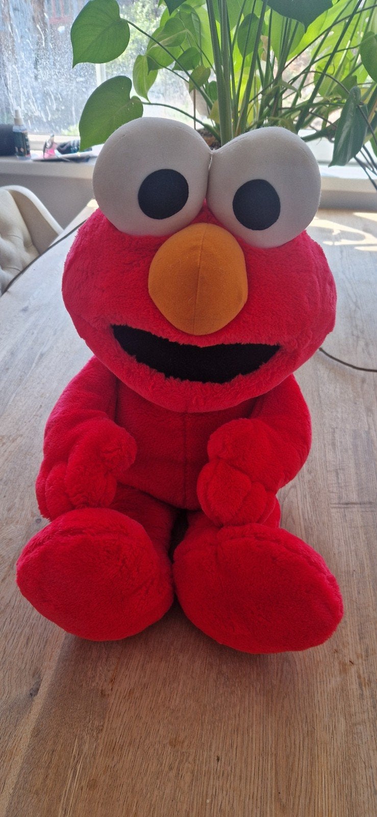 Grote rode Elmo knuffel van Tyco, Ophalen, Overige merken, Overige karakters, Overige typen