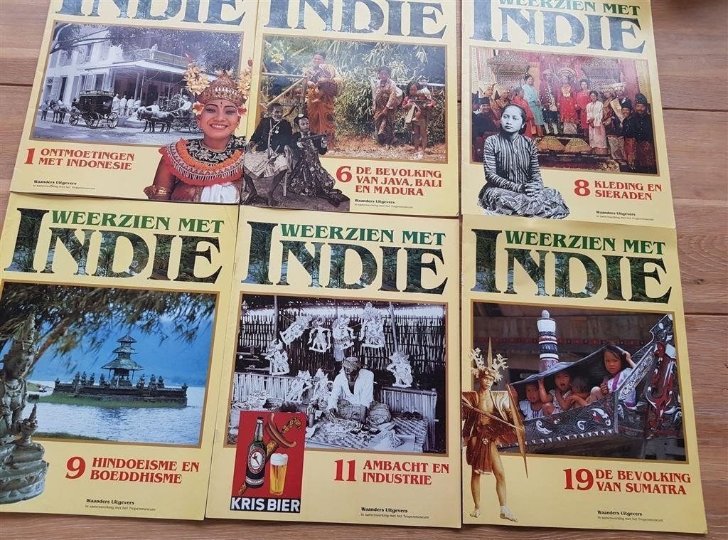 J007 Weerzien met Indië, nummers 1-2-4-6-8-9-11-19, Boeken, Verzenden, Gelezen