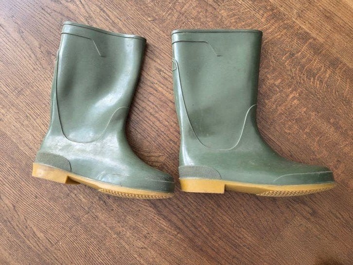 Regenlaarzen groen maat 39, Kleding | Dames, Schoenen, Ophalen of Verzenden, Groen, Regenlaarzen, Zo goed als nieuw
