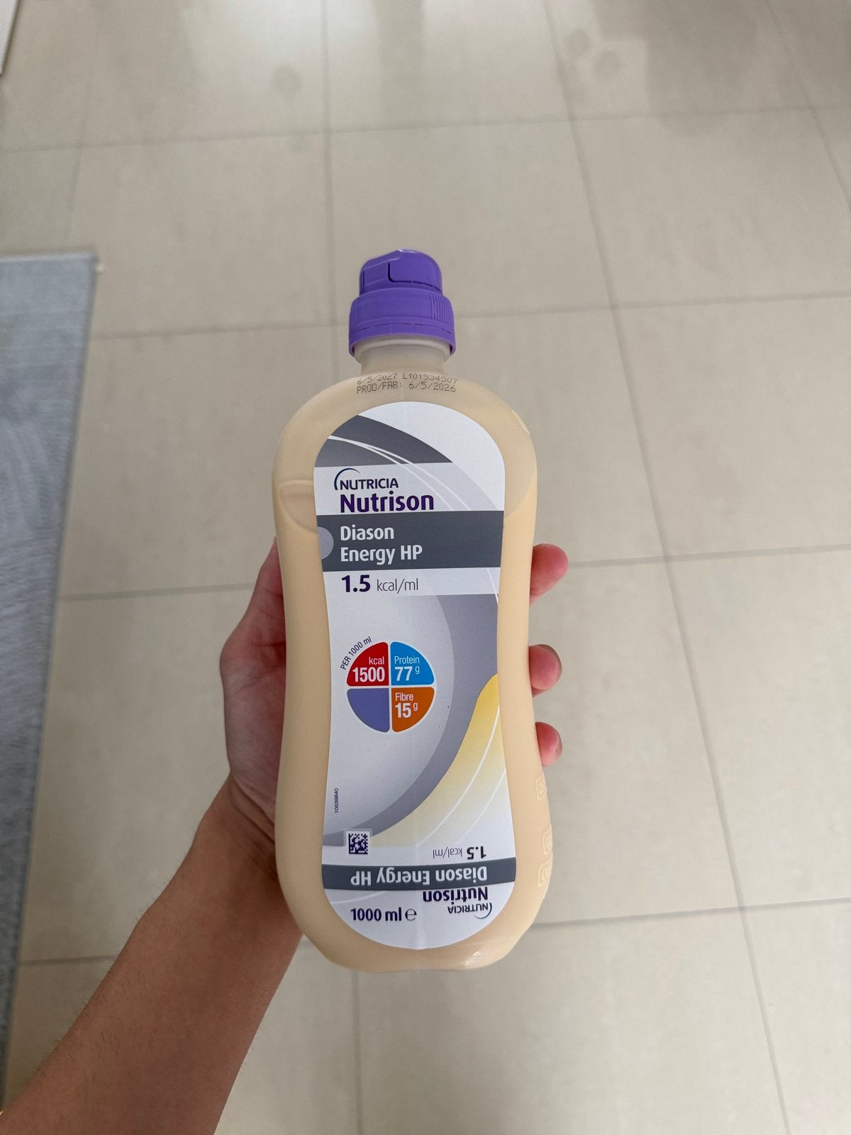 Gratis Nutricia Nutrison Diason Energy HP 1.5 kcal/ml (19), Ophalen