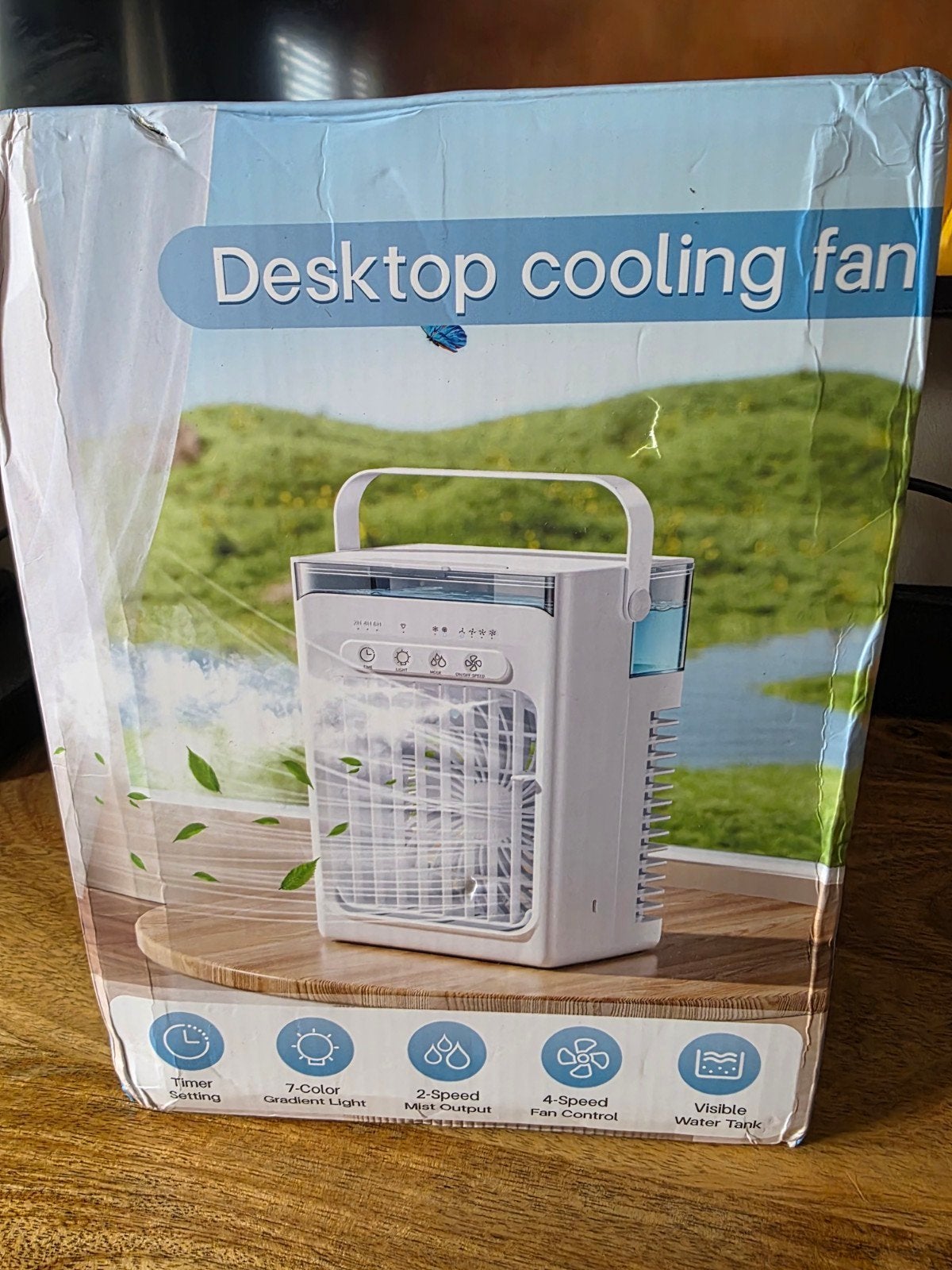 Desktop Koelventilator - Compact en Efficiënt, Ophalen of Verzenden, Nieuw, Tafelventilator