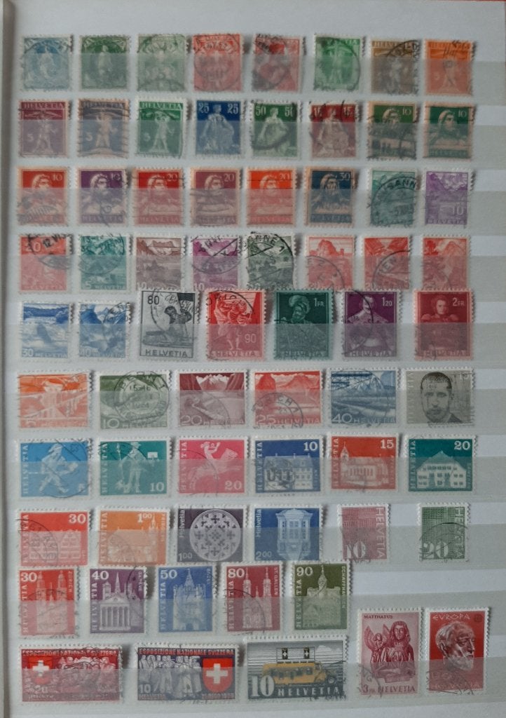 Verzameling Oude Klassieke Postzegels Zwitserland Nr. 5 Gest, Ophalen, Gestempeld