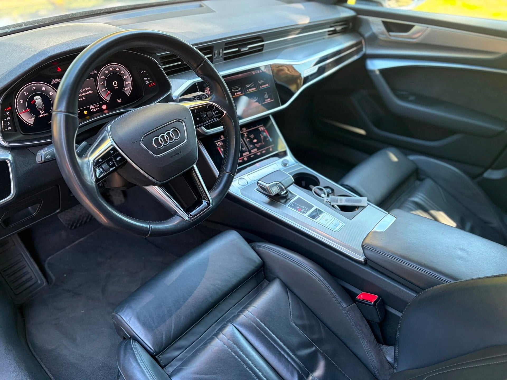 Audi A6 Avant 45 TFSI quattro Sport Pro Line S Aut. | Sportp, Auto's, Audi, Automaat, Automatische klimaatregeling, Gebruikt, 4 cilinders