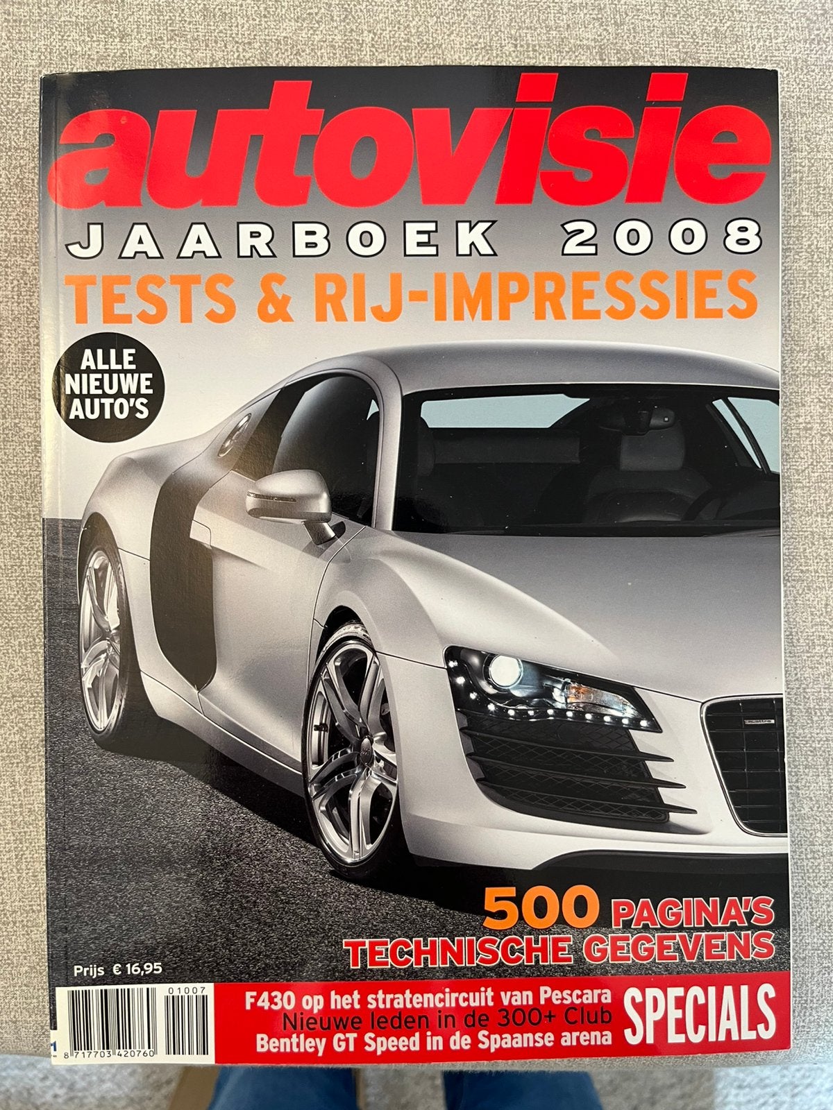 Autovisie jaarboek 2008, Ophalen of Verzenden, Zo goed als nieuw, Algemeen
