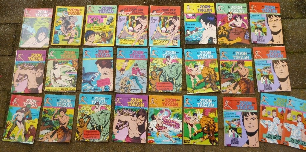 Grote partij TARZAN comics stripblaadjes 69 stuks, Boeken, Strips | Comics, Gelezen, Europa, Ophalen of Verzenden, Meerdere comics