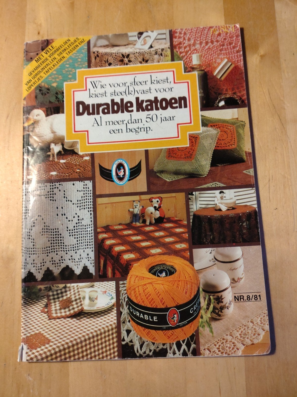 Durable Katoen Haakboek - Diverse patronen, Ophalen of Verzenden, Gebruikt, Haken, Patroon of Boek