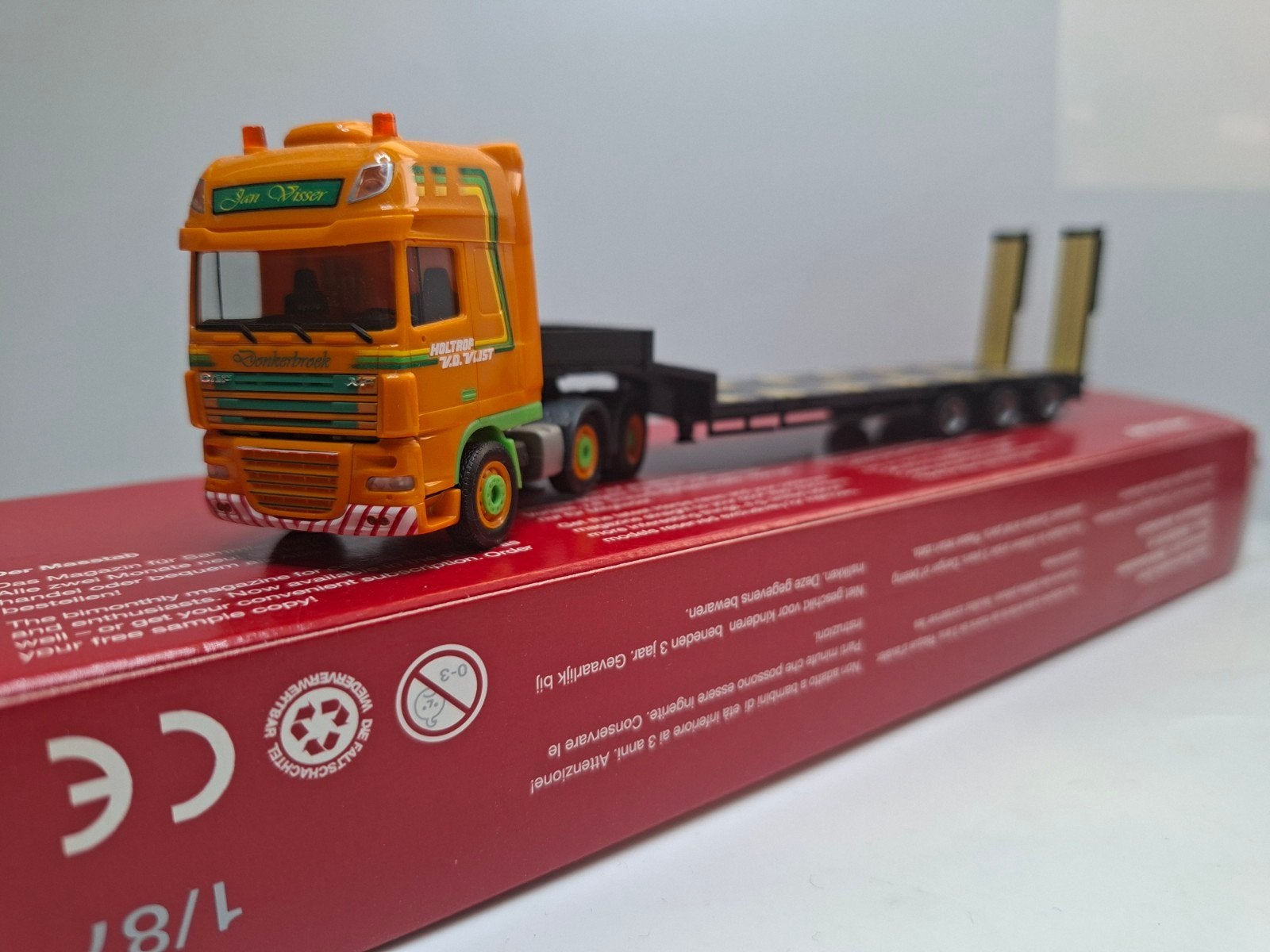 herpa van der vlist jan visser daf., Ophalen, Nieuw, Bus of Vrachtwagen, Herpa