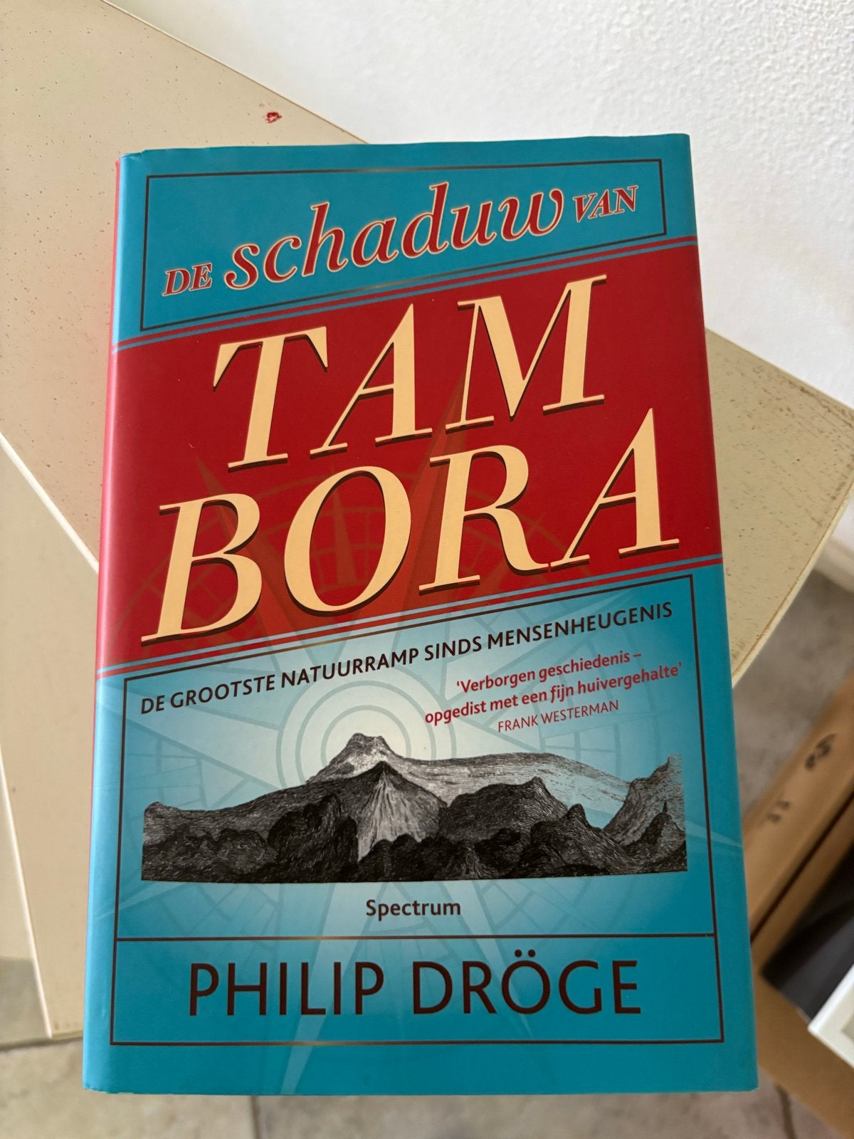 De schaduw van Tambora - Philip Dröge, Boeken, Ophalen of Verzenden, 20e eeuw of later, Gelezen