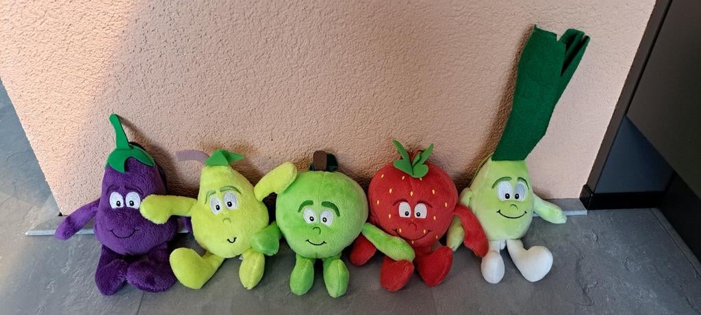 Lidl Vitamini's knuffels. 5 stuks!, Ophalen of Verzenden, Zo goed als nieuw, Overige typen