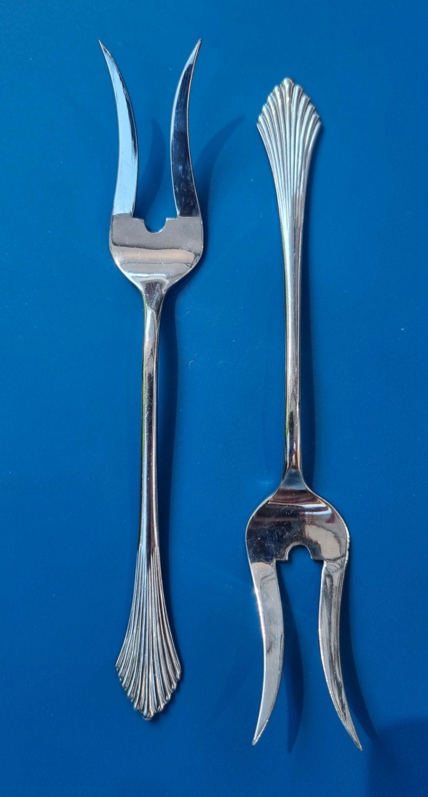 Sola vleesvorkjes, set van 2, Verzenden, Rvs of Chroom