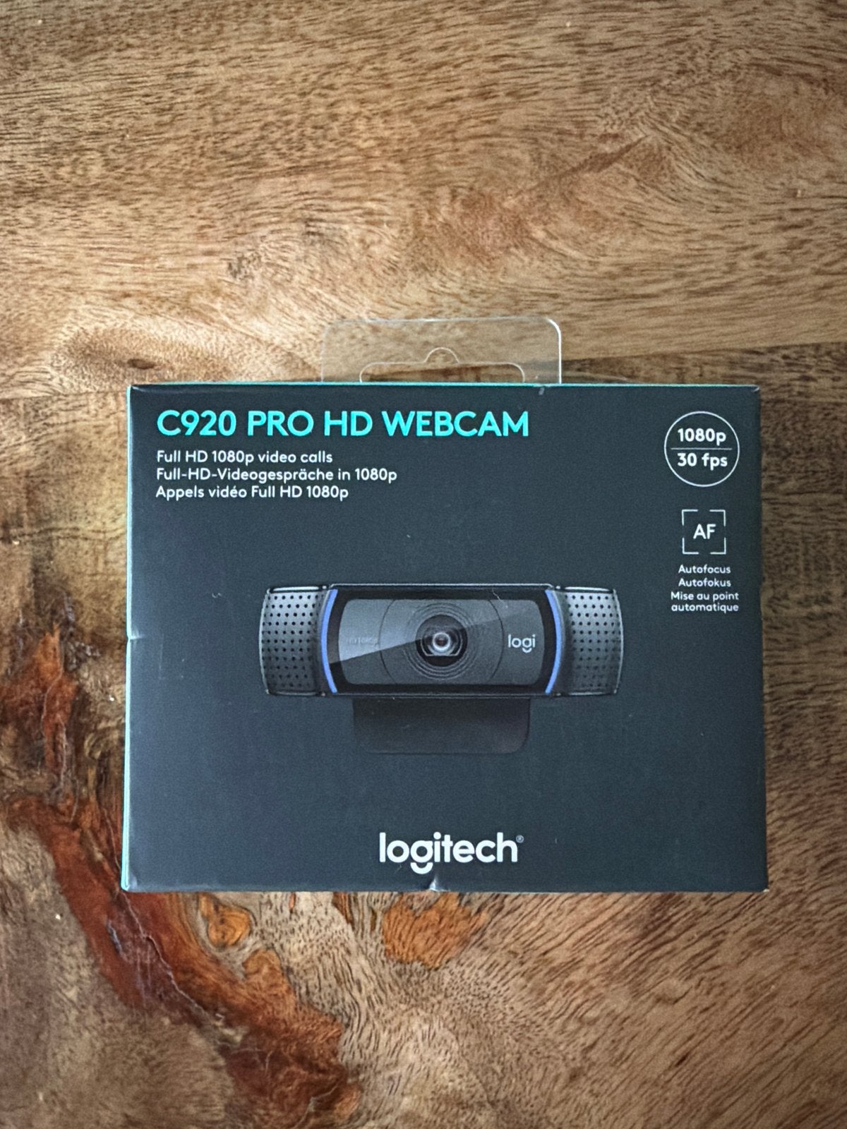Logitech C920 Pro HD Webcam - Z.G.A.N., Computers en Software, Ophalen, Nieuw, Windows, Monitorclip