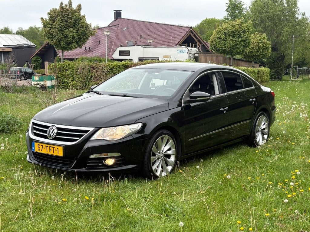 Volkswagen Passat 1.8 TSI 118KW CC 2008 Zwart, Auto's, 4 cilinders, Zwart, 75 €/maand, Handgeschakeld