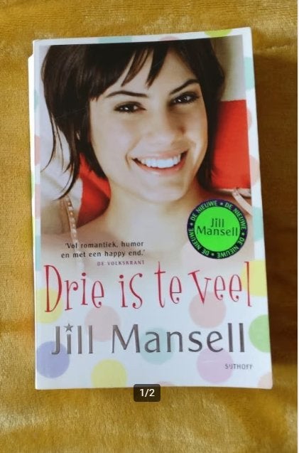 Drie is te veel, Jill Mansell., Europa overig, Jill Mansell, Ophalen of Verzenden, Zo goed als nieuw