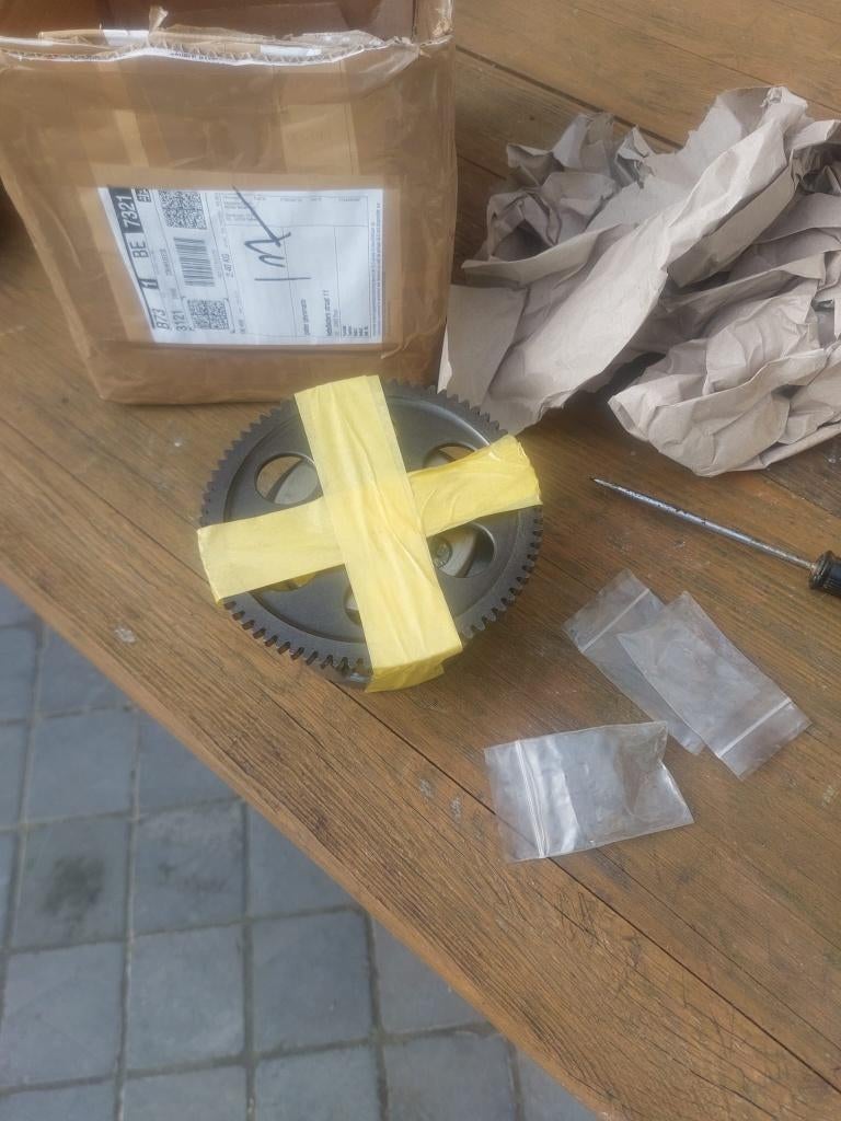 Cb750 four starterkrans, Ophalen, Gereviseerd