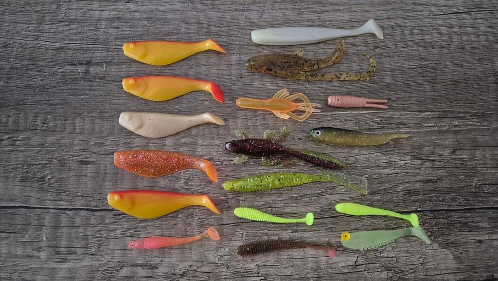 17 delige baars snoekbaars shads, Ophalen of Verzenden, Nieuw, Overige typen