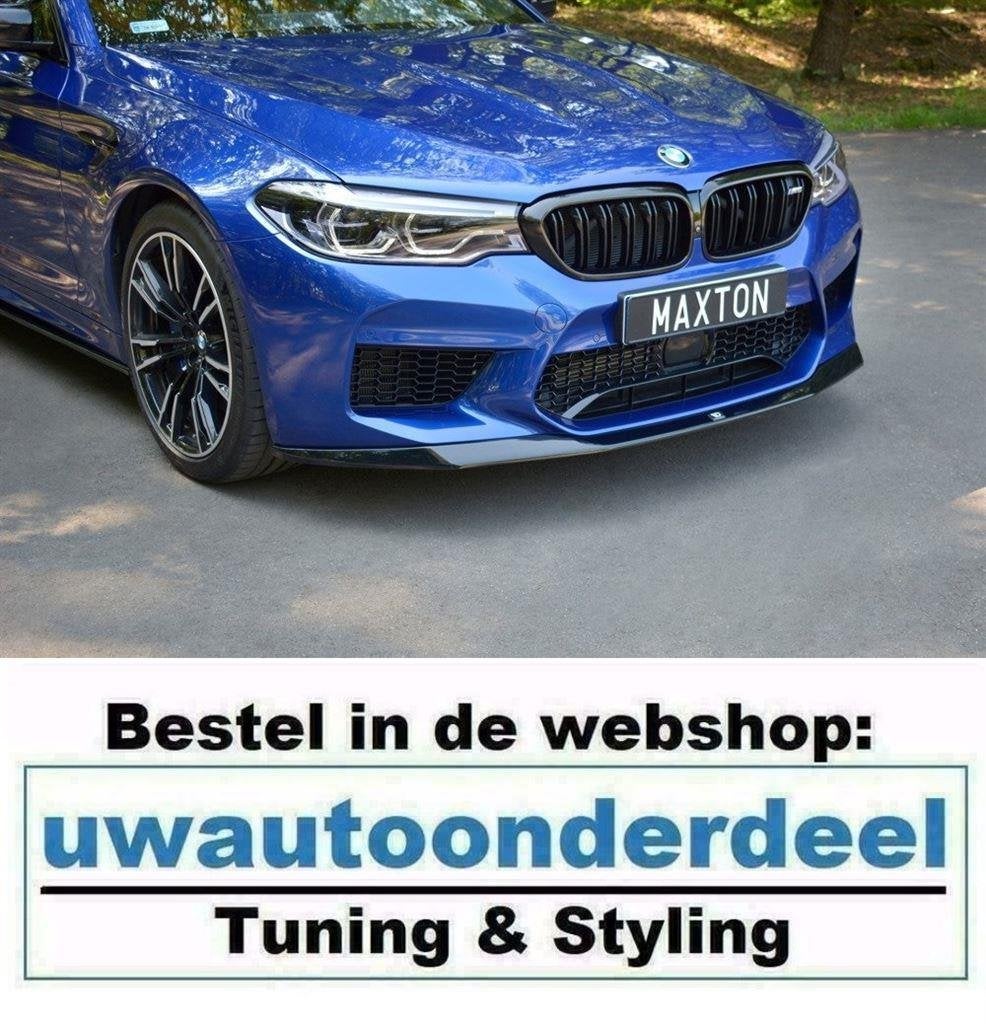 Maxton Design Spoiler Lip Splitter Geschikt Voor Bmw M5 F90, Auto diversen, Verzenden
