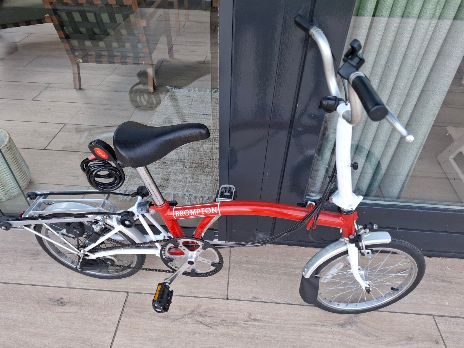 Brompton vouwfiets 5 versnellingen, Fietsen en Brommers, Fietsen | Vouwfietsen, Ophalen, Terugtraprem, Brompton, 16 tot 18 inch