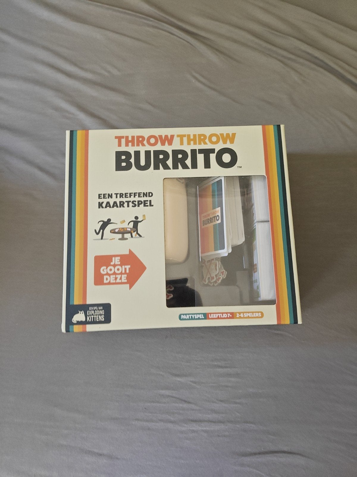 Throw Throw Burrito - Zo goed als nieuw kaartspel, Drie of vier spelers, Ophalen, Zo goed als nieuw, Exploding Kittens