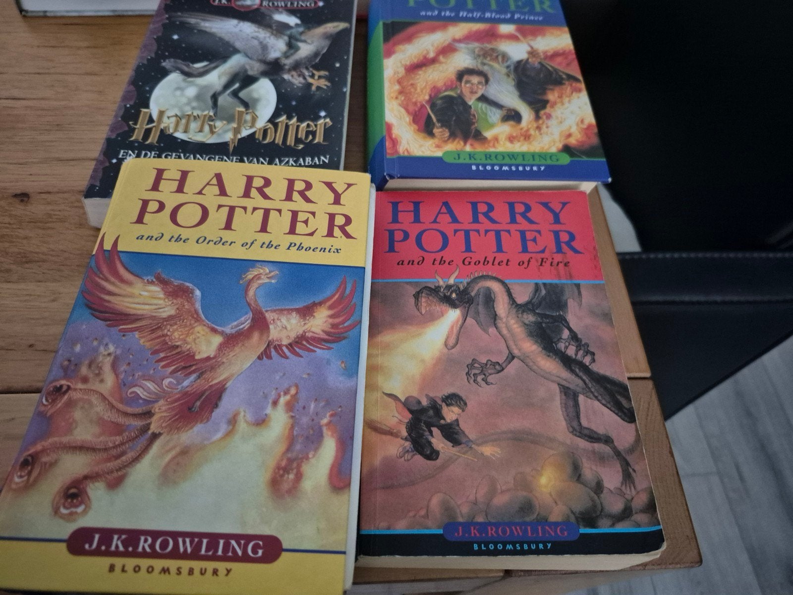 Harry Potter boeken - complete set (Nederlands), Ophalen of Verzenden, Gelezen, J.K. Rowling, Fictie algemeen