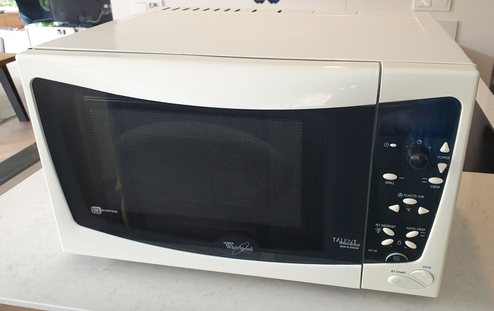 Whirlpool Combimagnetron MT 46 - Wit, Witgoed en Apparatuur, Magnetrons, Ophalen