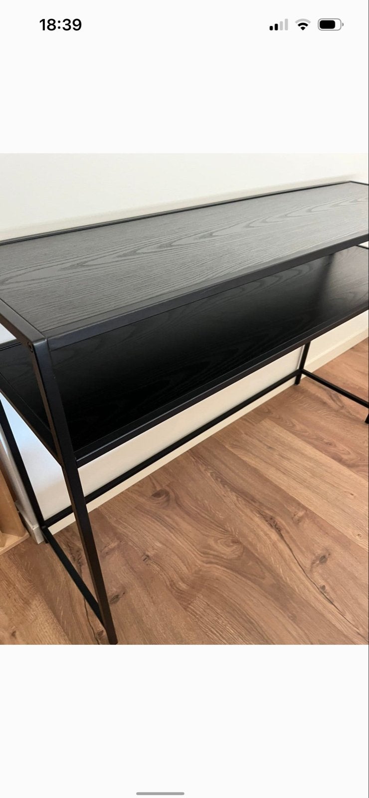 Side table / metalen bijzettafel - 120x79x40 cm, Huis en Inrichting, Ophalen, Metaal of Aluminium, Zo goed als nieuw, 75 cm of meer