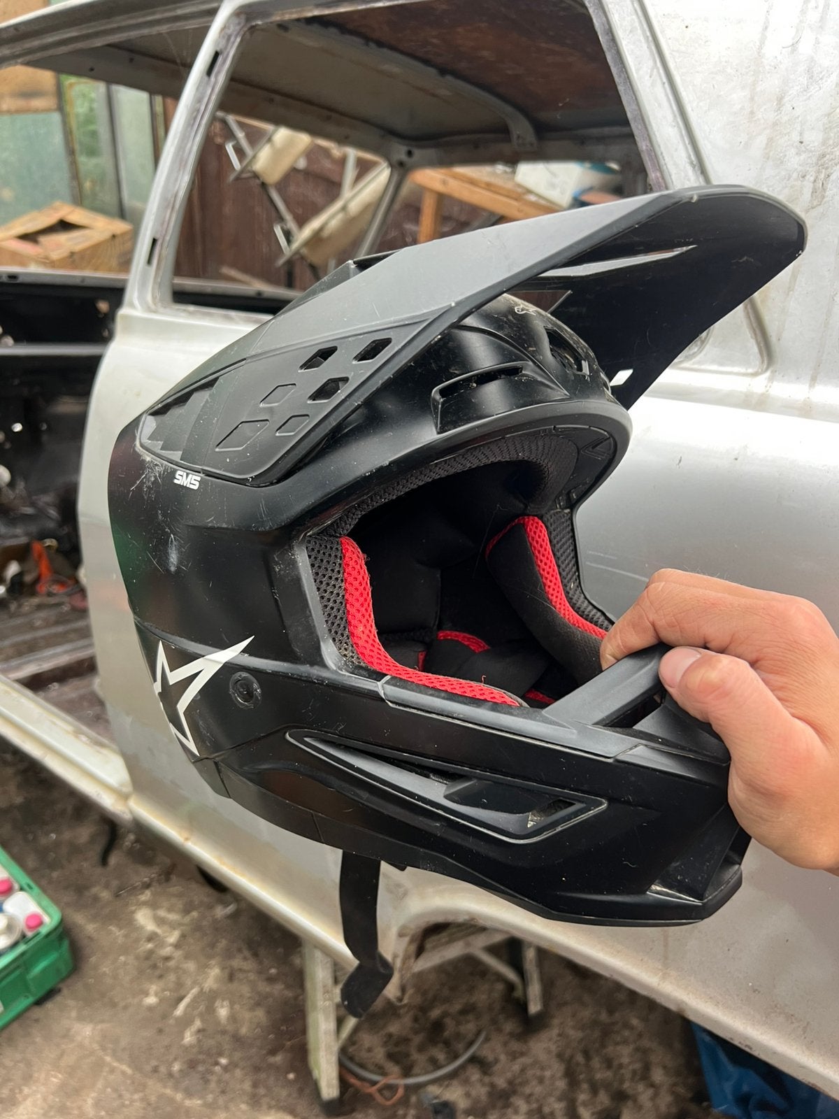 Alpinestars SM5 helm cross motorcross maat S, Motoren, Kleding | Motorhelmen, Overige merken, Offroadhelm, Ophalen of Verzenden