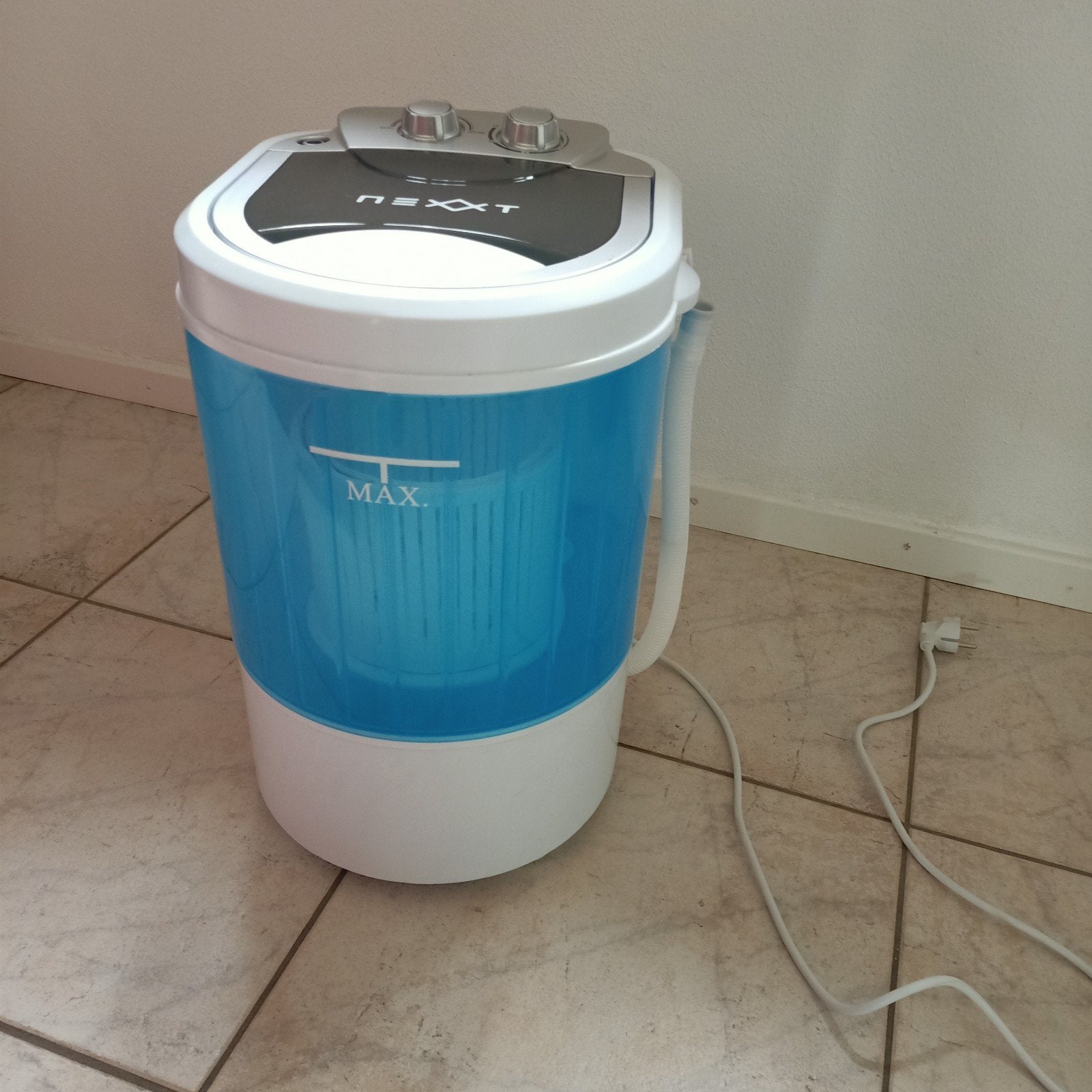 camping wasmachine, Ophalen, Zo goed als nieuw