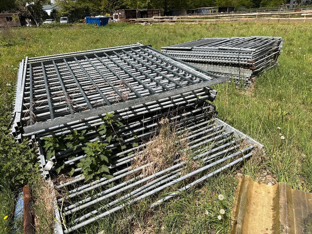 Spijlen hekwerken en palen afrastering hek hekken schutting, Ophalen, Met poort, Gebruikt, Spijlenhekwerk