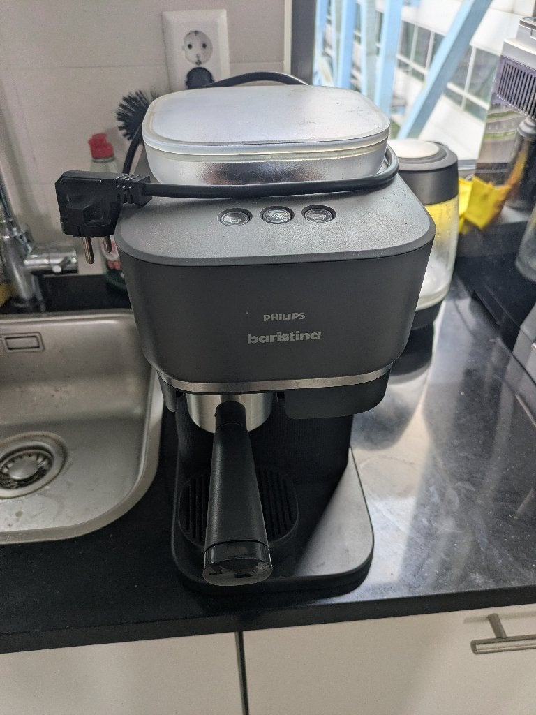 philips baristina (LEKT langs portafilter), Ophalen, Afneembaar waterreservoir, Gebruikt, Koffiemachine