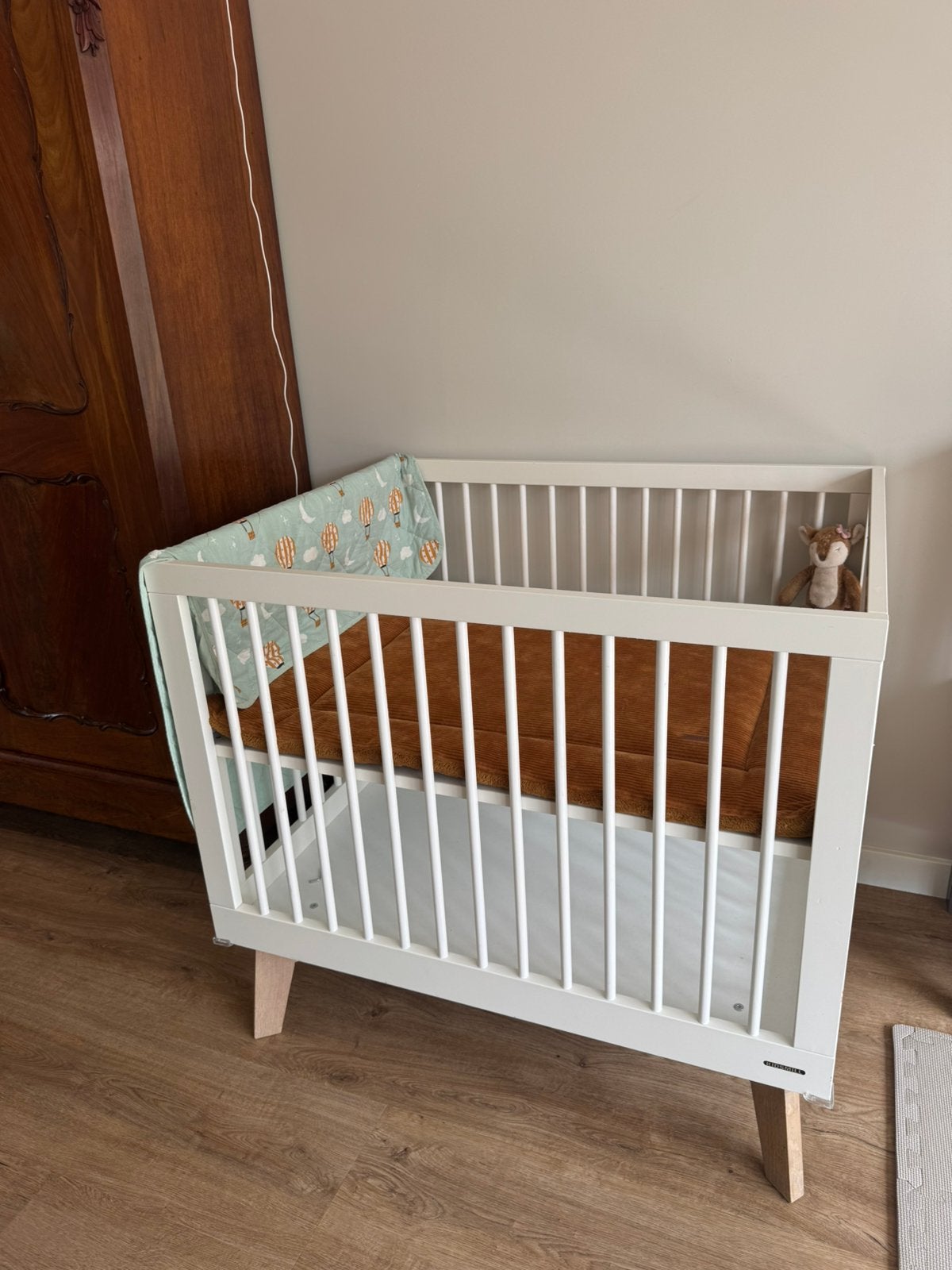 Kidsmill Sixties Babybox (wit), inclusief boxkleed, Ophalen, Gebruikt, Overige typen