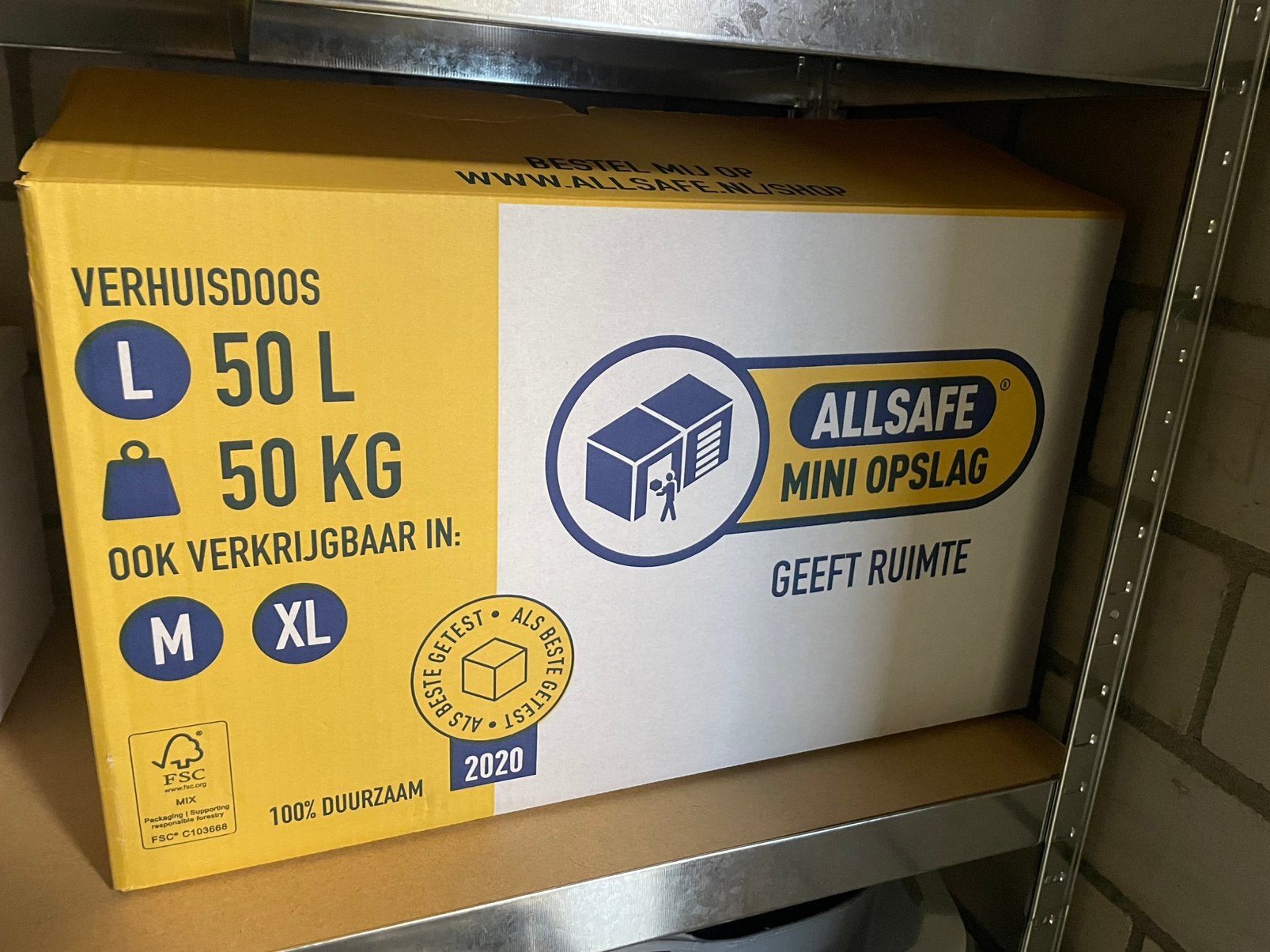 20+ verhuisdozen, Ophalen, Doos, 50 tot 75 cm, Minder dan 35 cm
