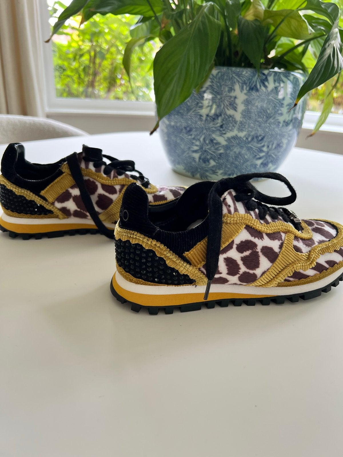 Liu Jo sneakers met dierenprint maat 36, Zwart, Ophalen of Verzenden, Sneakers of Gympen, Zo goed als nieuw