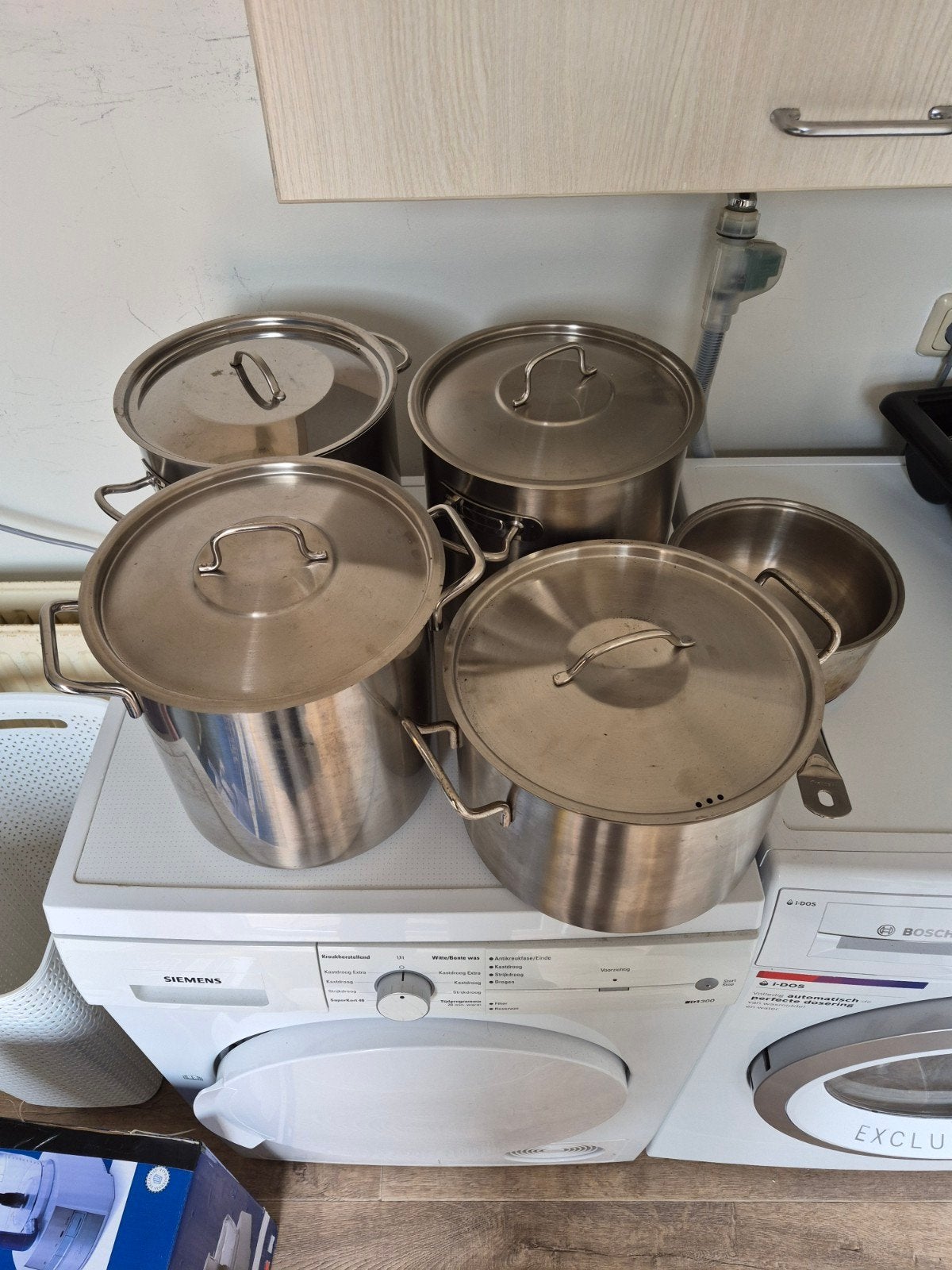 Horeca soep pannen 10 liter, Huis en Inrichting, Keuken | Potten en Pannen, Ophalen of Verzenden, Rvs, Pannenset