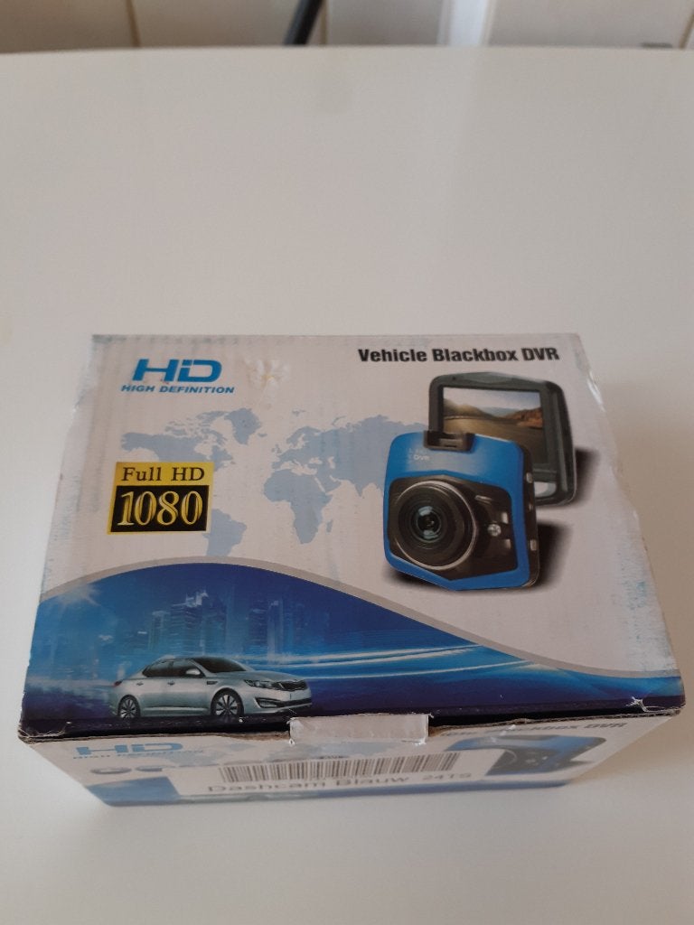 Nieuwe Full HD Dashcam - Vehicle Blackbox DVR (Blauw)"., Ophalen of Verzenden, Nieuw