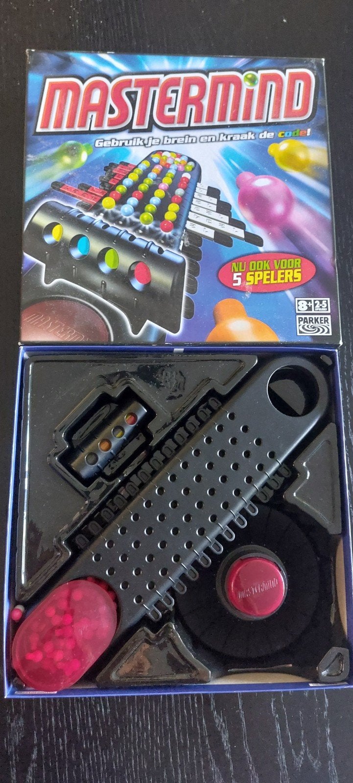 Mastermind Bordspel - Kraak de code!, Een of twee spelers, Ophalen of Verzenden, Gebruikt, Parker