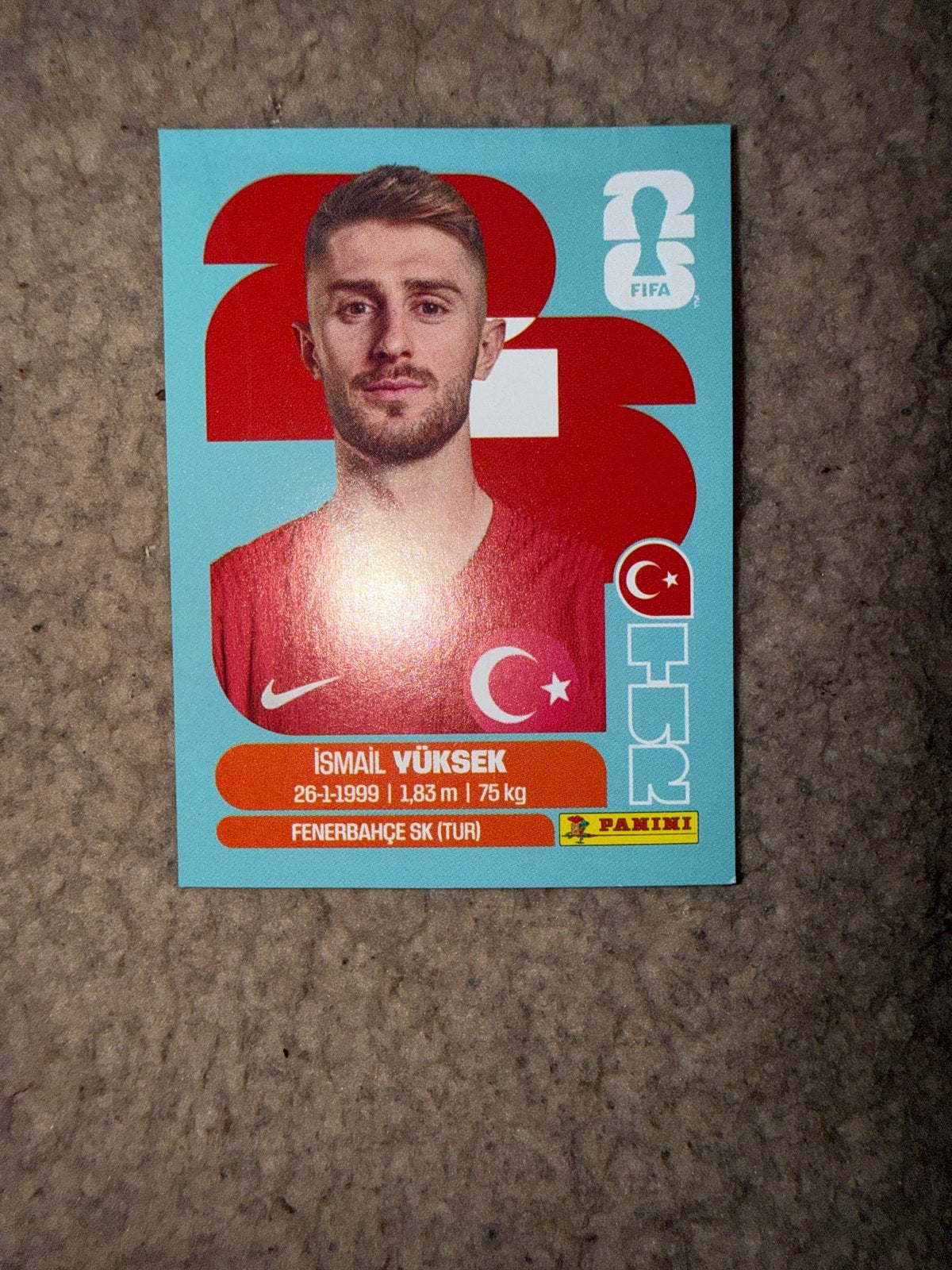 Panini FIFA 365 2023 Ismail Yüksek Fenerbahçe SK, Verzamelen, Ophalen of Verzenden, Zo goed als nieuw, Buitenlandse clubs, Spelerskaart
