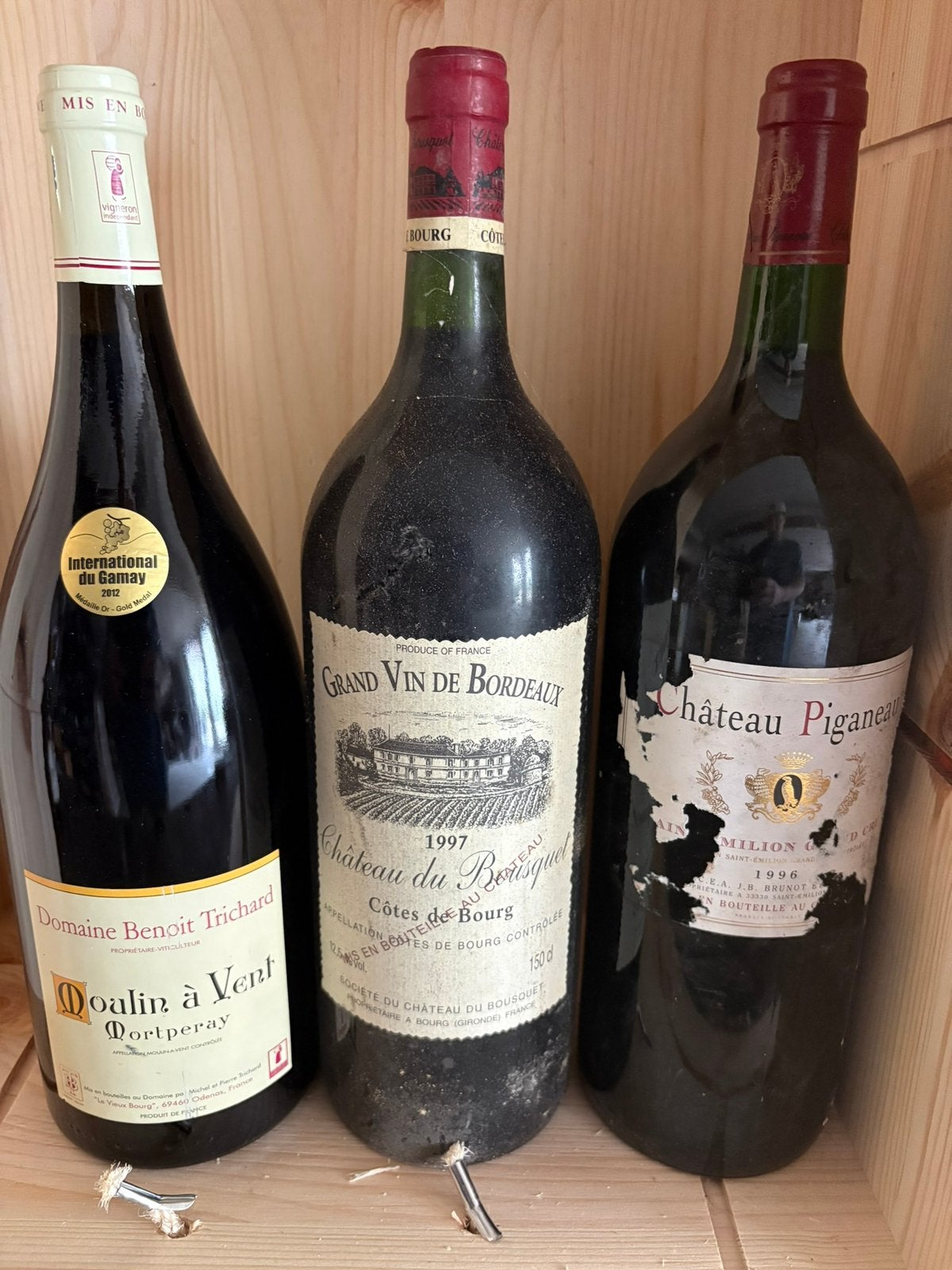 3 magnums, Ophalen, Zo goed als nieuw, Frankrijk
