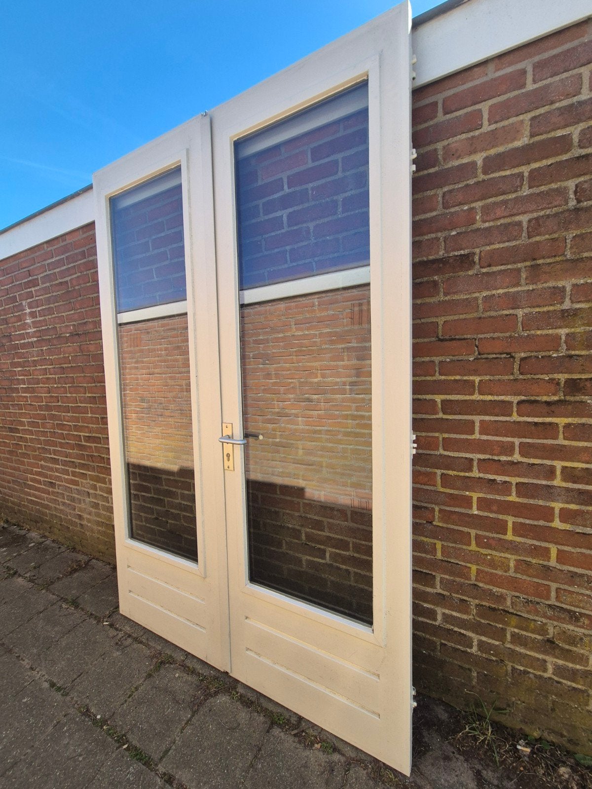 openslaande deuren, terrasdeuren, tuindeuren, Doe-het-zelf en Verbouw, Deuren en Horren, Ophalen, Gebruikt, 120 cm of meer, Buitendeur