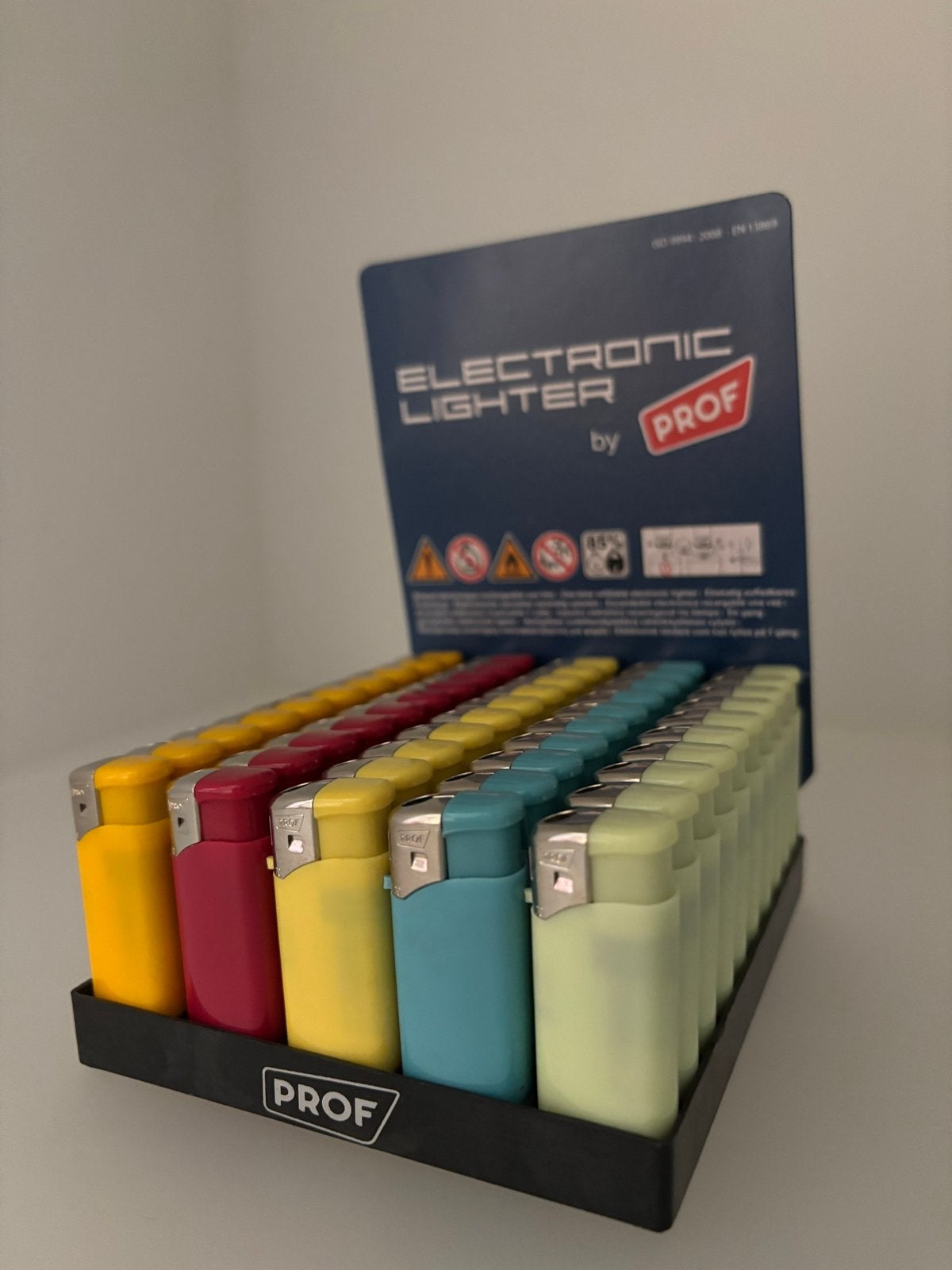 PROF Elektronische aanstekers - Display van 50 stuks, Verzenden, Nieuw, Aansteker