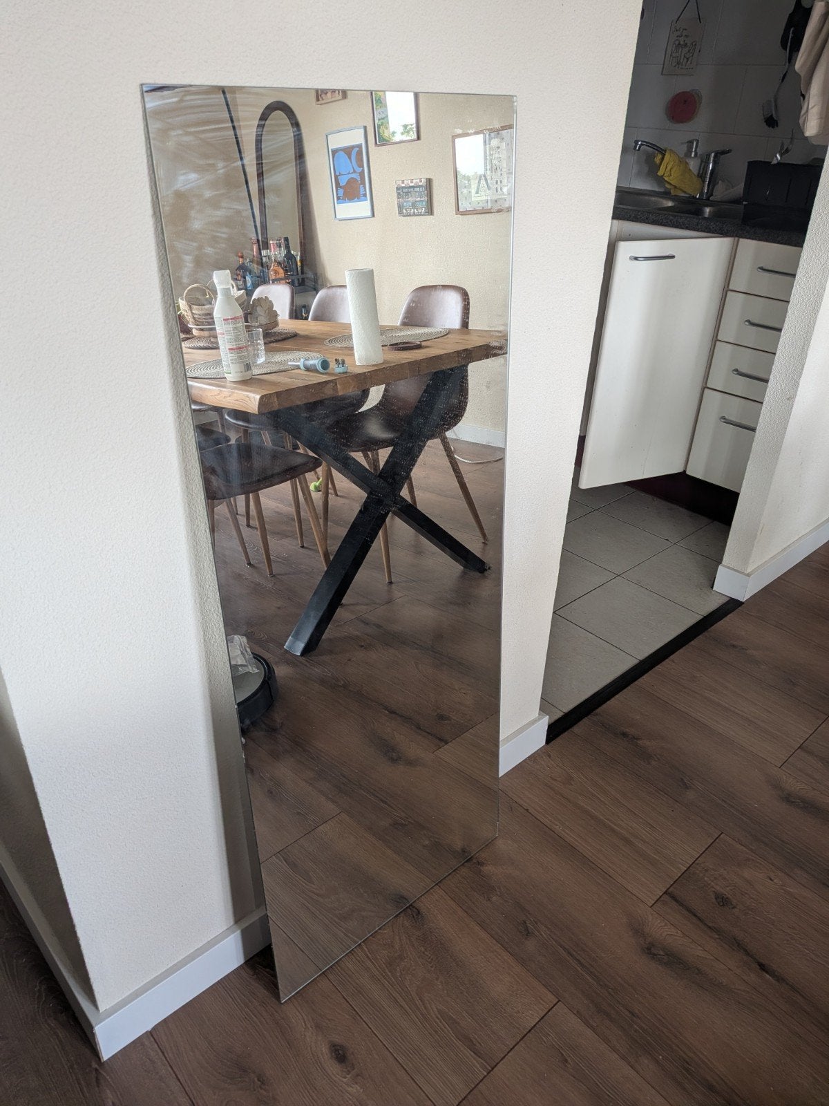 Mirror 120x50, Huis en Inrichting, Woonaccessoires | Spiegels, Ophalen, Gebruikt, 100 tot 150 cm, Rechthoekig