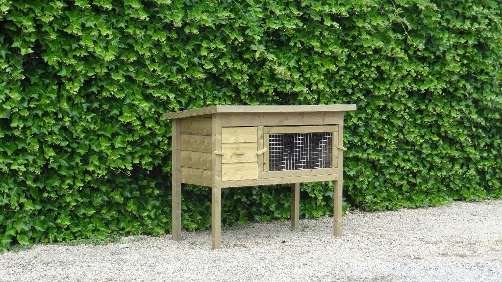 Konijnenhok Ermelo | Duurzame materialen, Dieren en Toebehoren, 110 cm of meer, Nieuw, Ophalen of Verzenden, 90 cm of meer