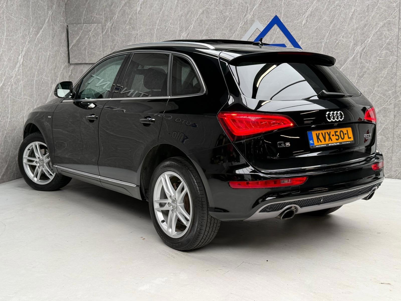 Audi Q5 2.0 TFSI quattro S-Line / Dealer Onderhouden / Panor, Auto's, Gebruikt, 4 cilinders, Leder, Bedrijf