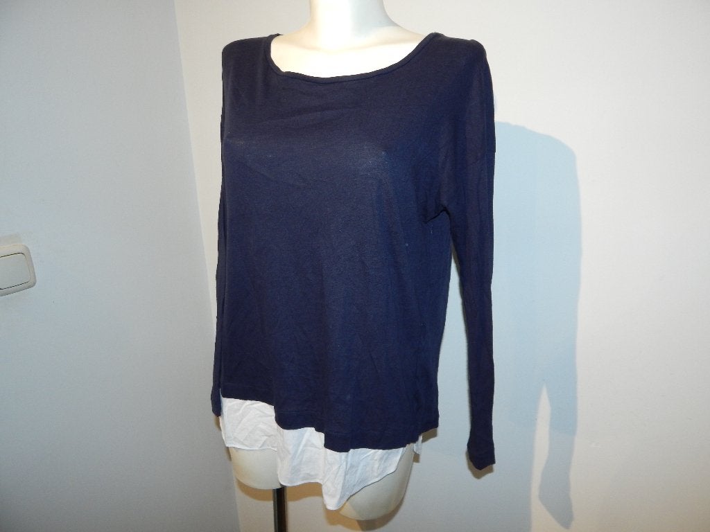 Pauw Amsterdam truitje blouse look katoen zijde cashmere M, Maat 38/40 (M), Pauw, Zo goed als nieuw, Lange mouw