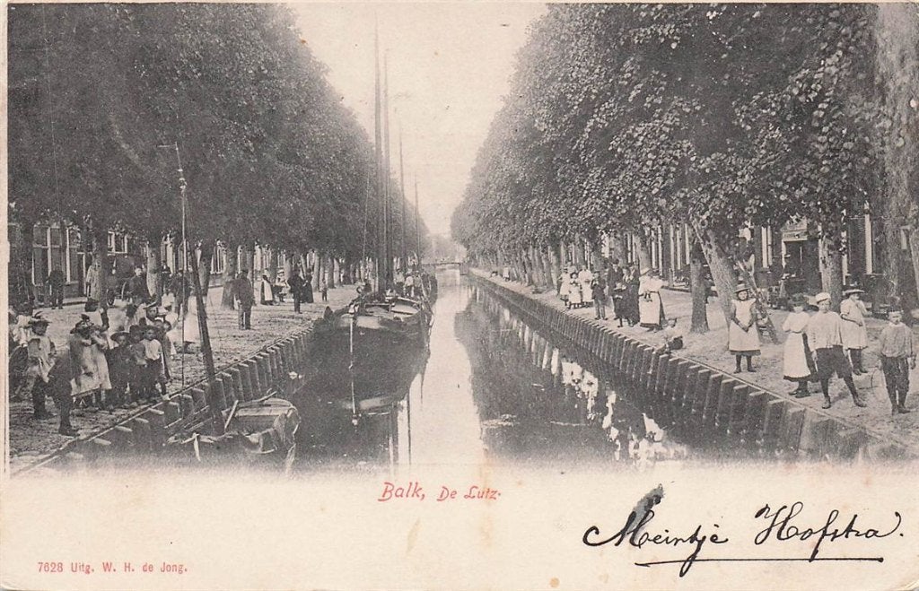 703-044-017 Balk De Lutz, Verzamelen, Verzenden, Voor 1920, Friesland